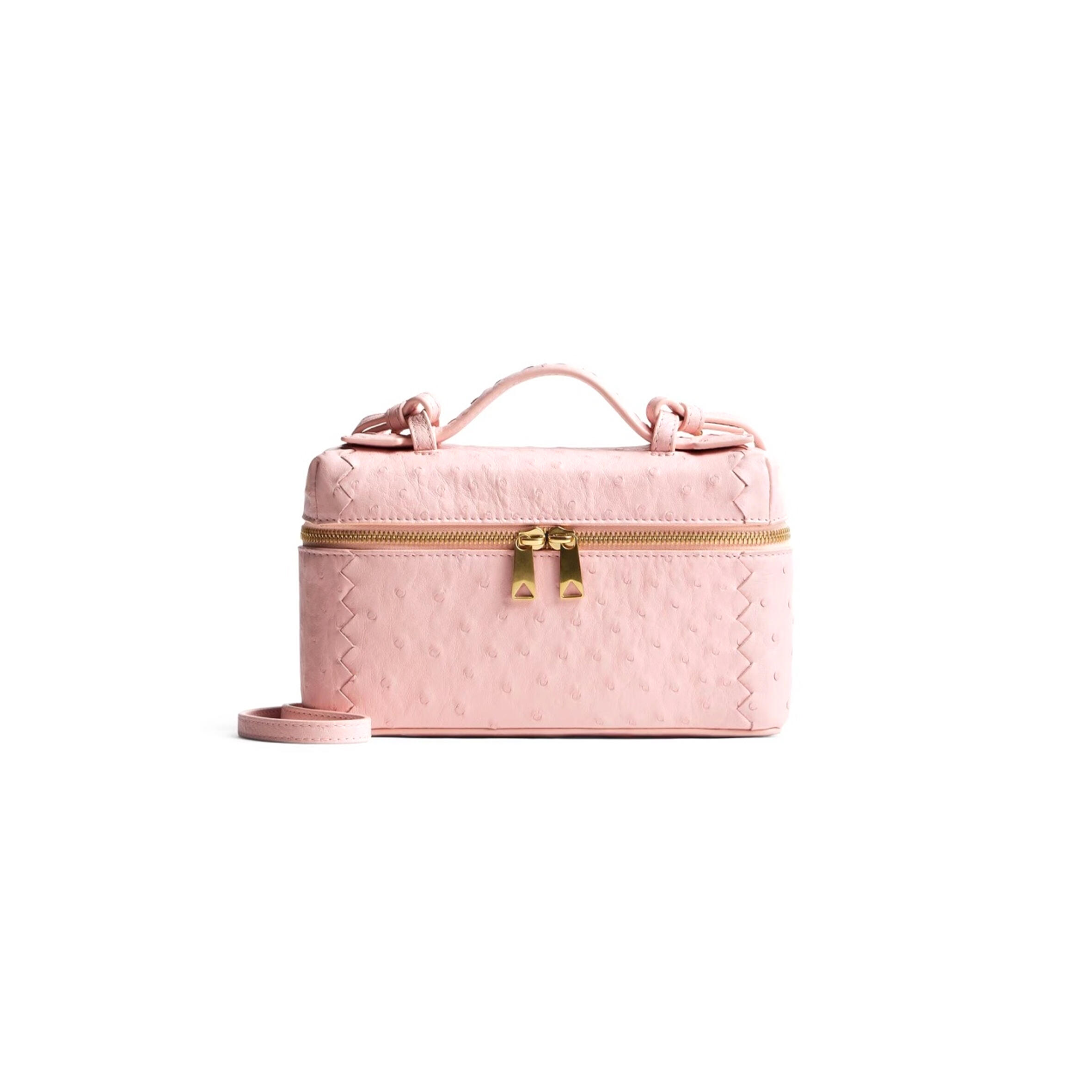 BOTTEGA VENETA BANG BANG OSTRICH LEATHER 817785V3RQ36858 (22*12.5*5cm)